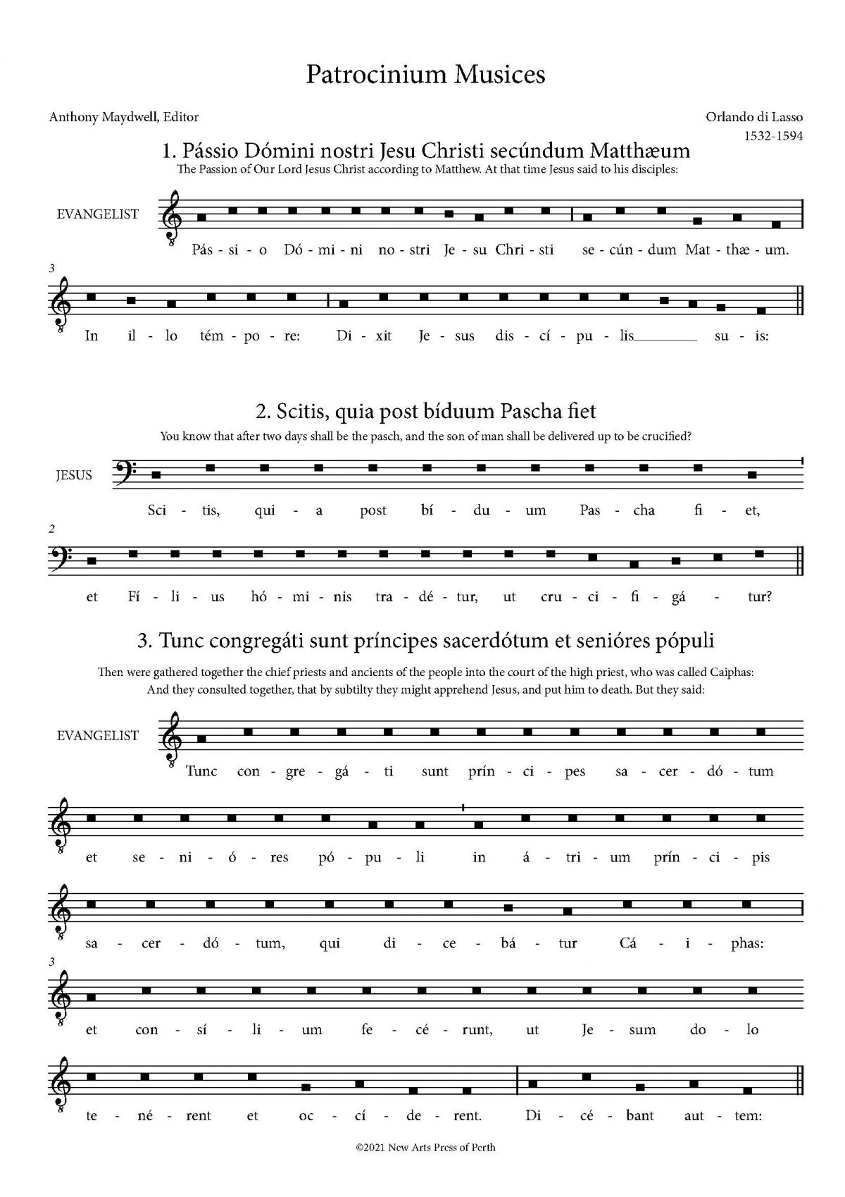 Passio Domini Nostri Jesu Christe secundum Matthaeum