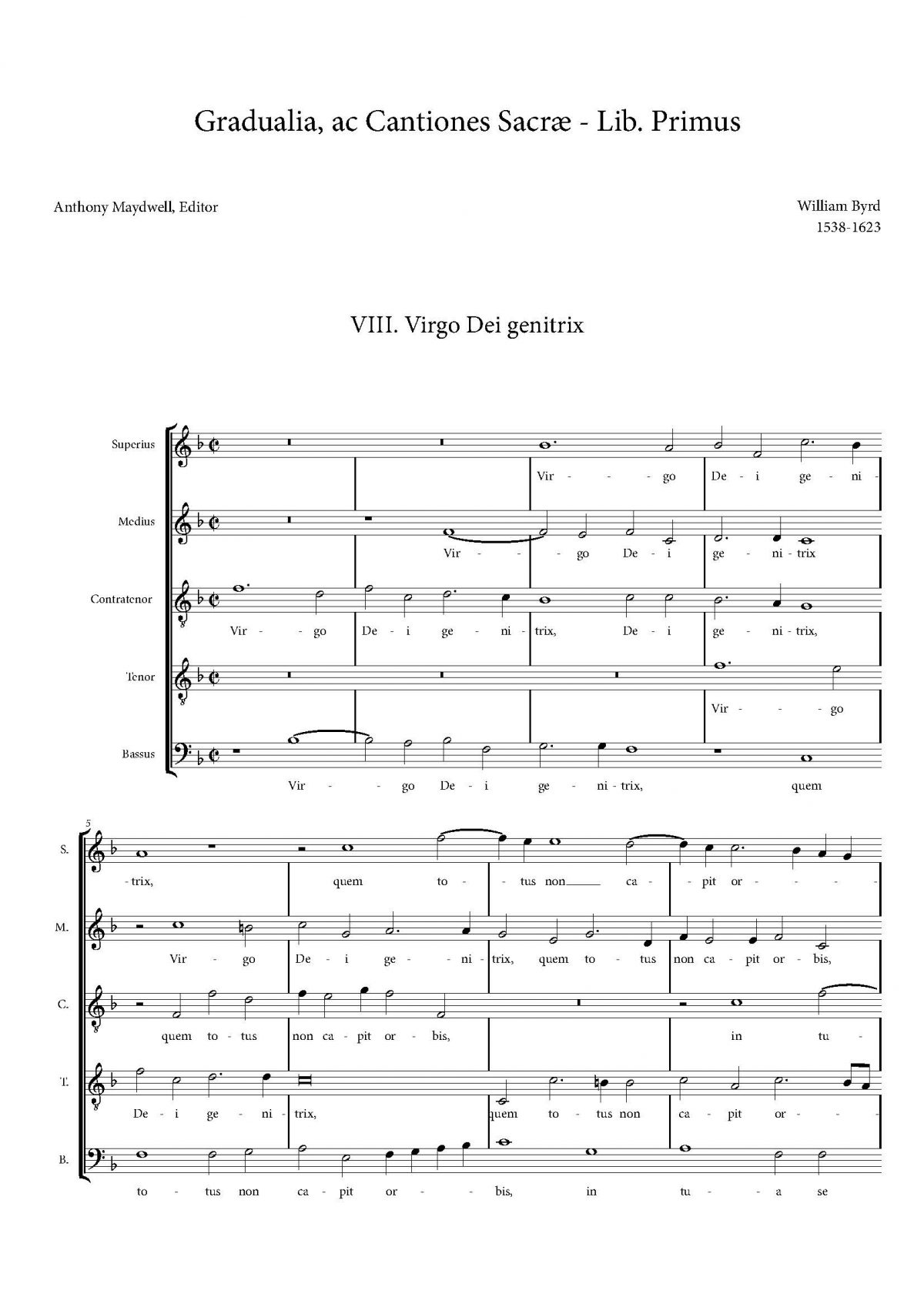 Virgo Dei genitrix