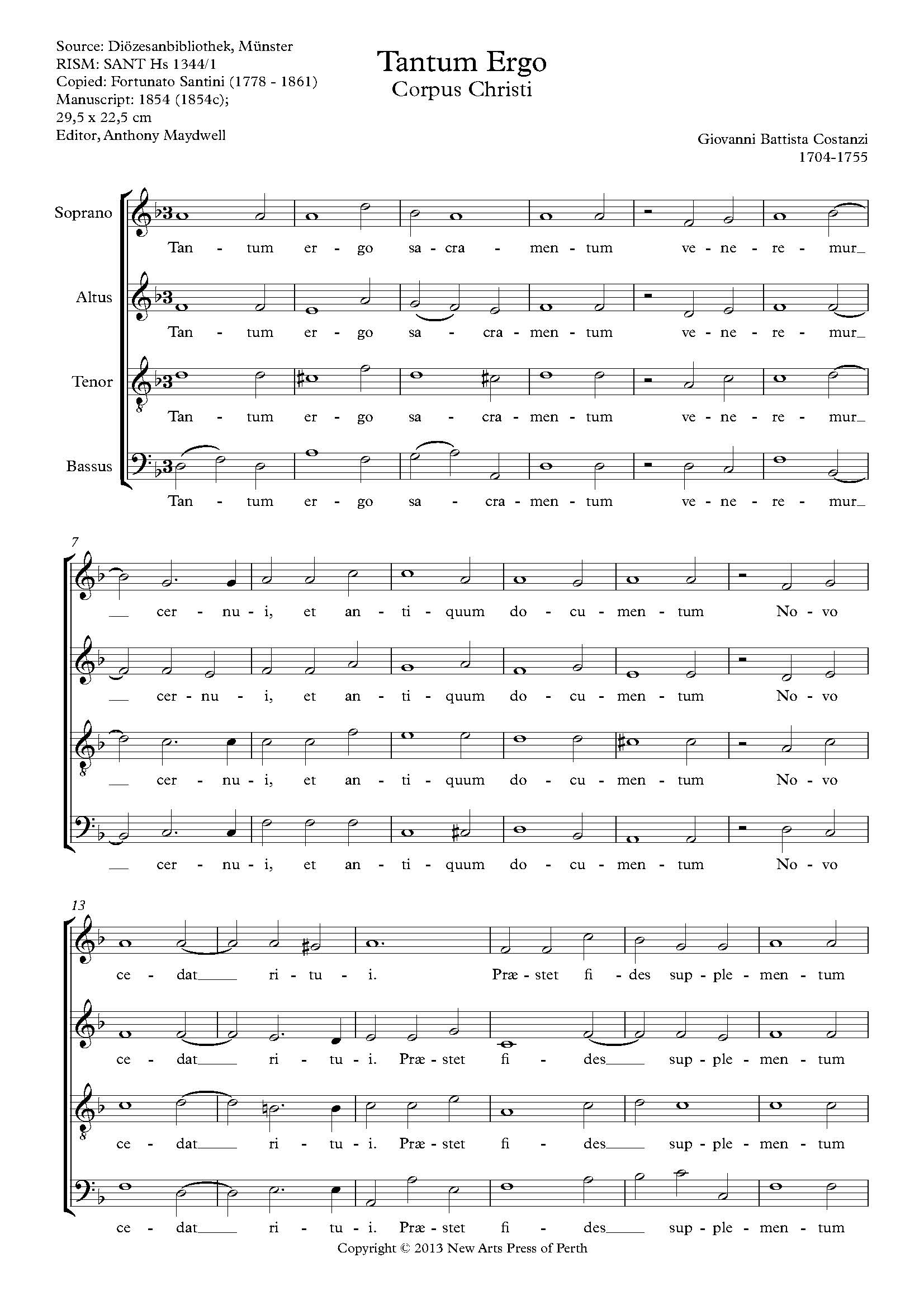 Tantum Ergo Anthony Maydwell