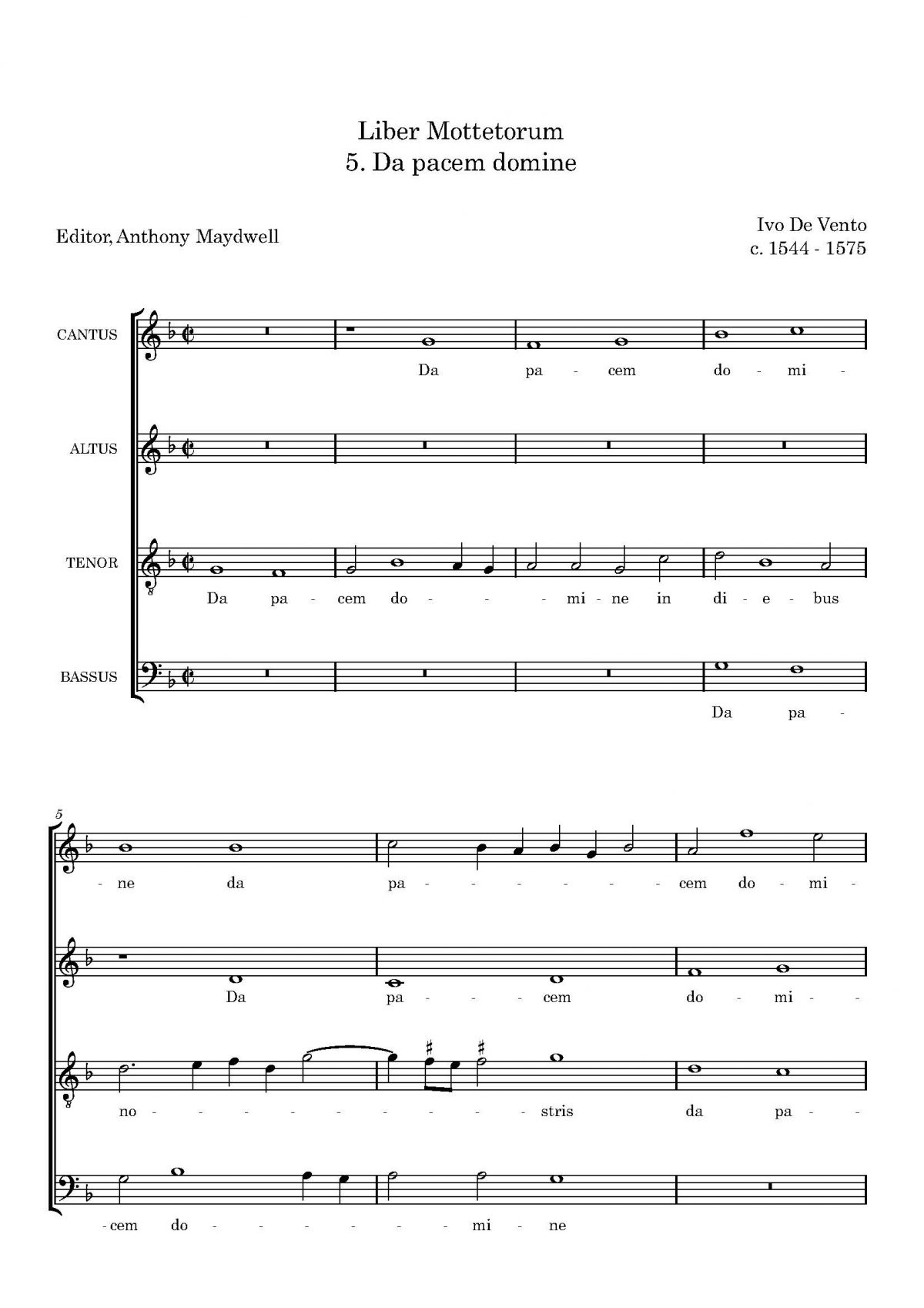 Da pacem Domine