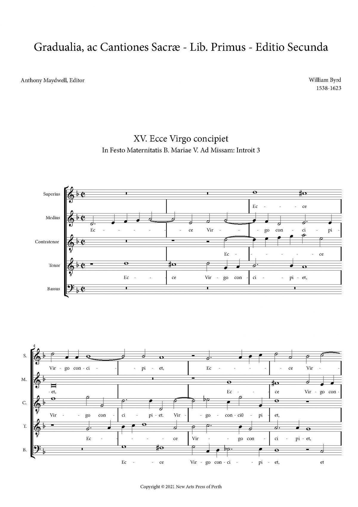 Ecce Virgo Concipiet