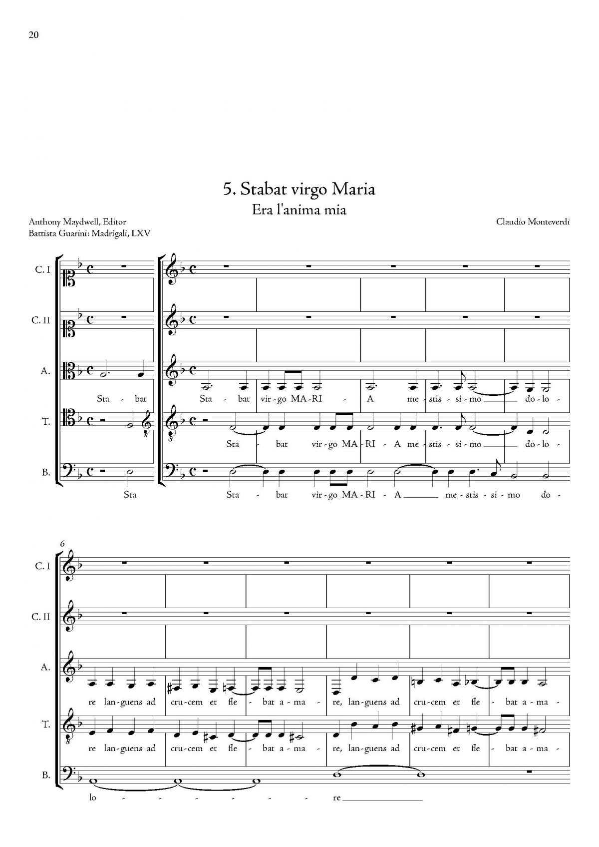 Stabat virgo Maria