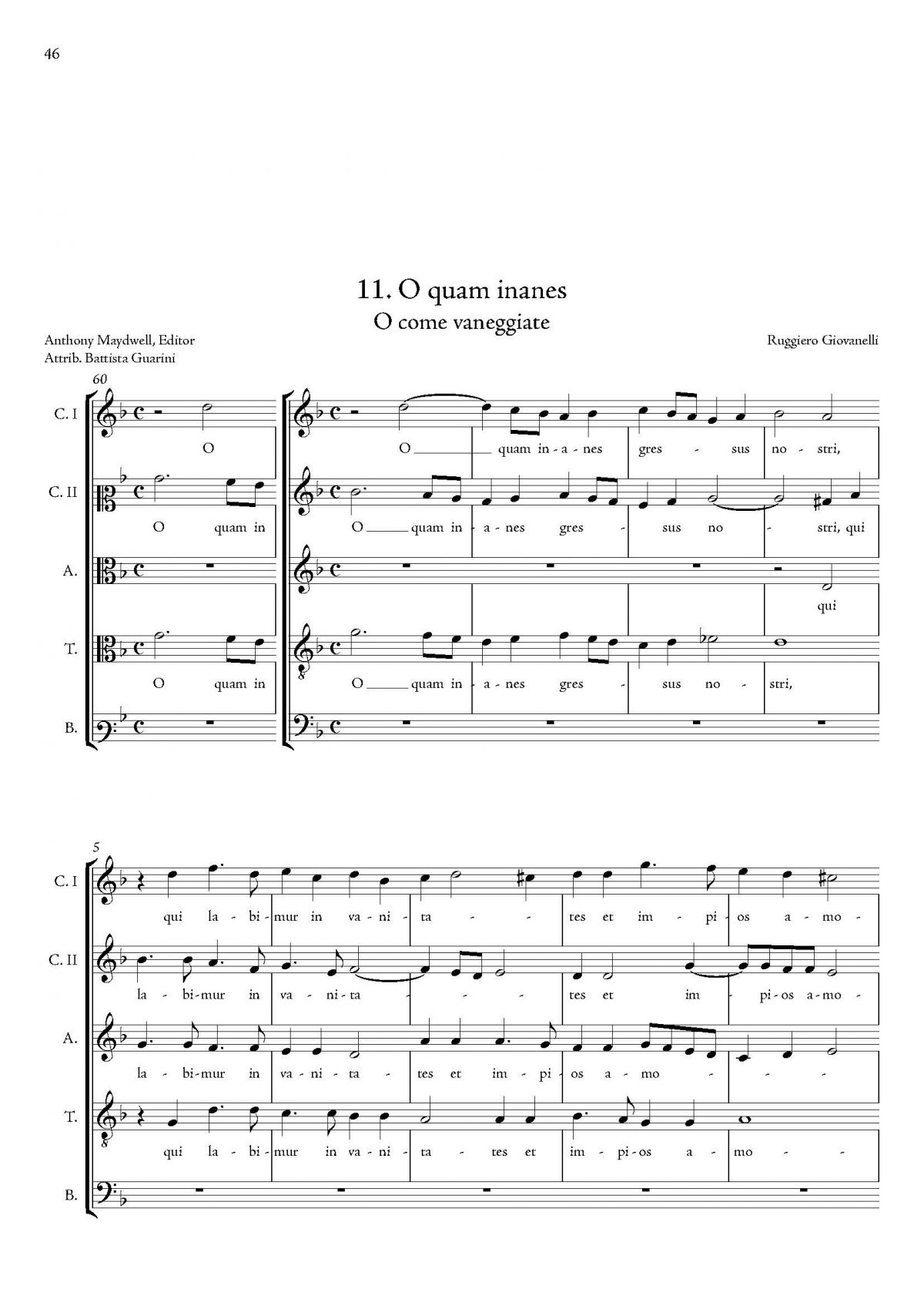 O Quam inanes