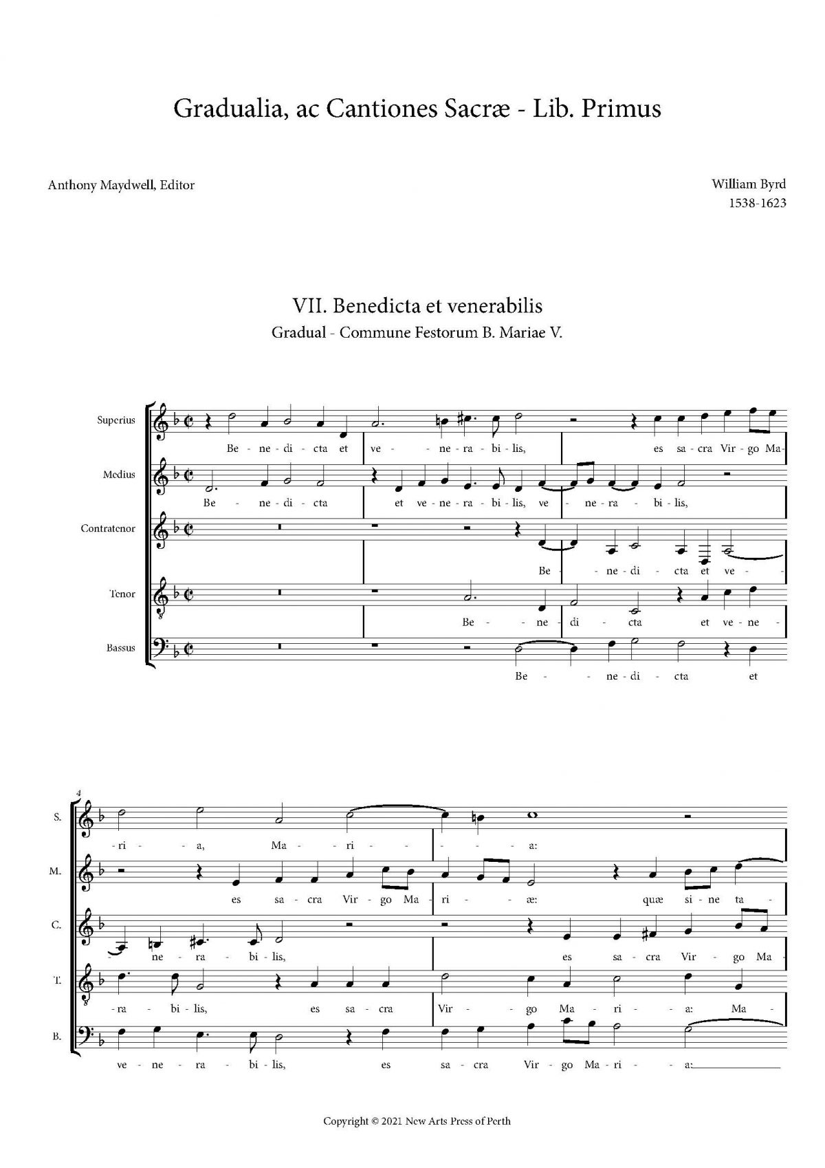 Benedicta et venerabilis