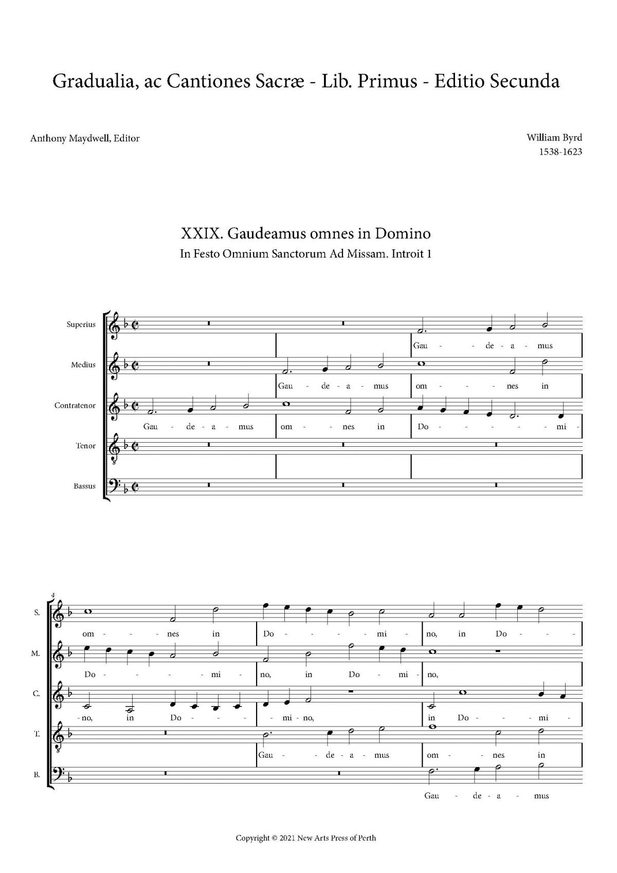 Gaudeamus omnes in Domino
