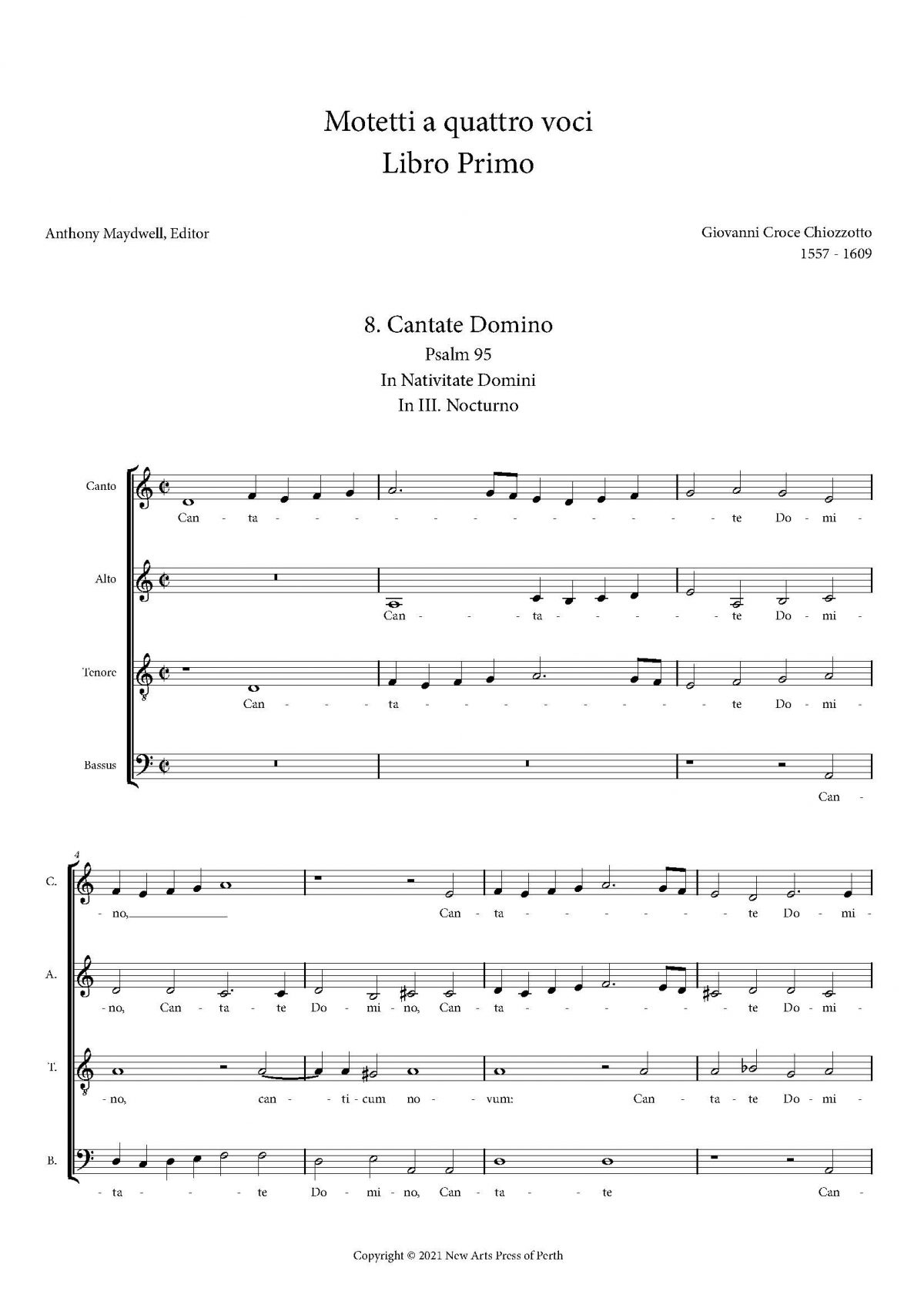 Cantate Domino