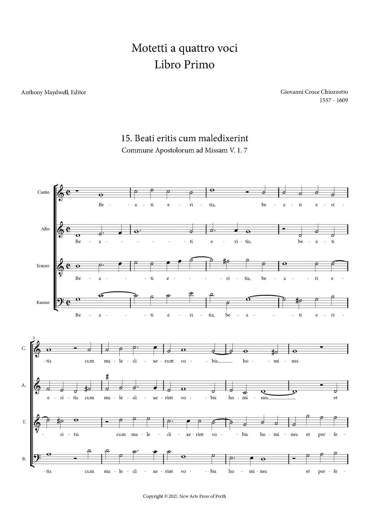 Beati eritis cum maledixerint