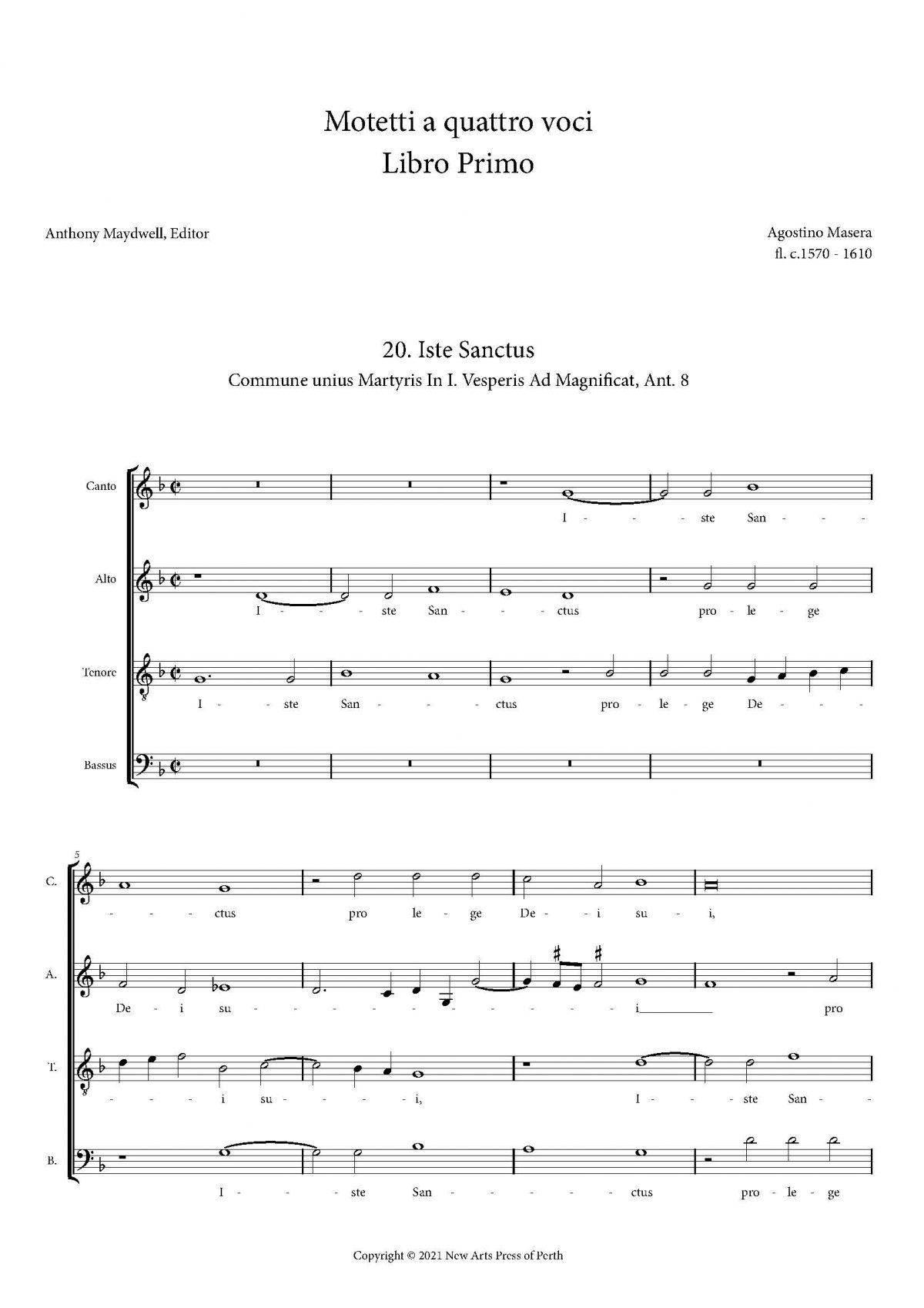 Iste Sanctus