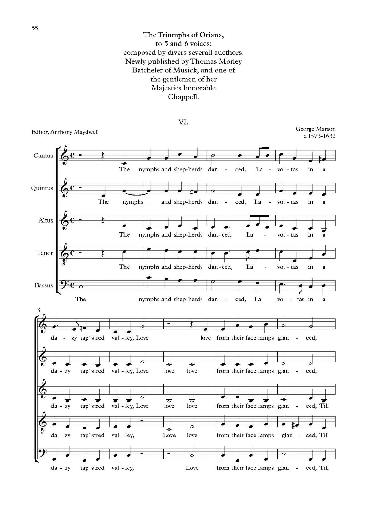 The Nymphs and Shepherds danced