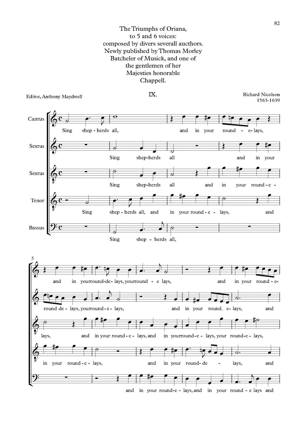 Sing, shepherds all