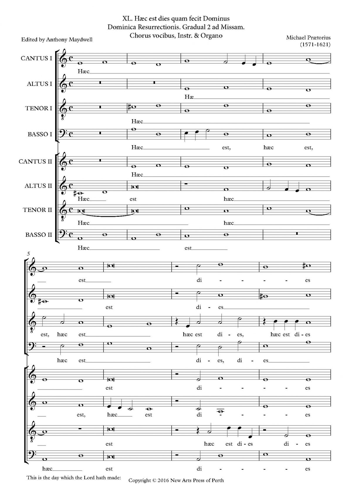 Haec est dies quam fecit Dominus