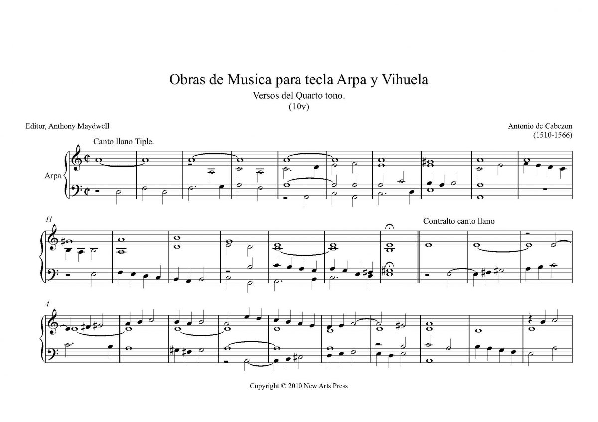 Versos del Quarto tono