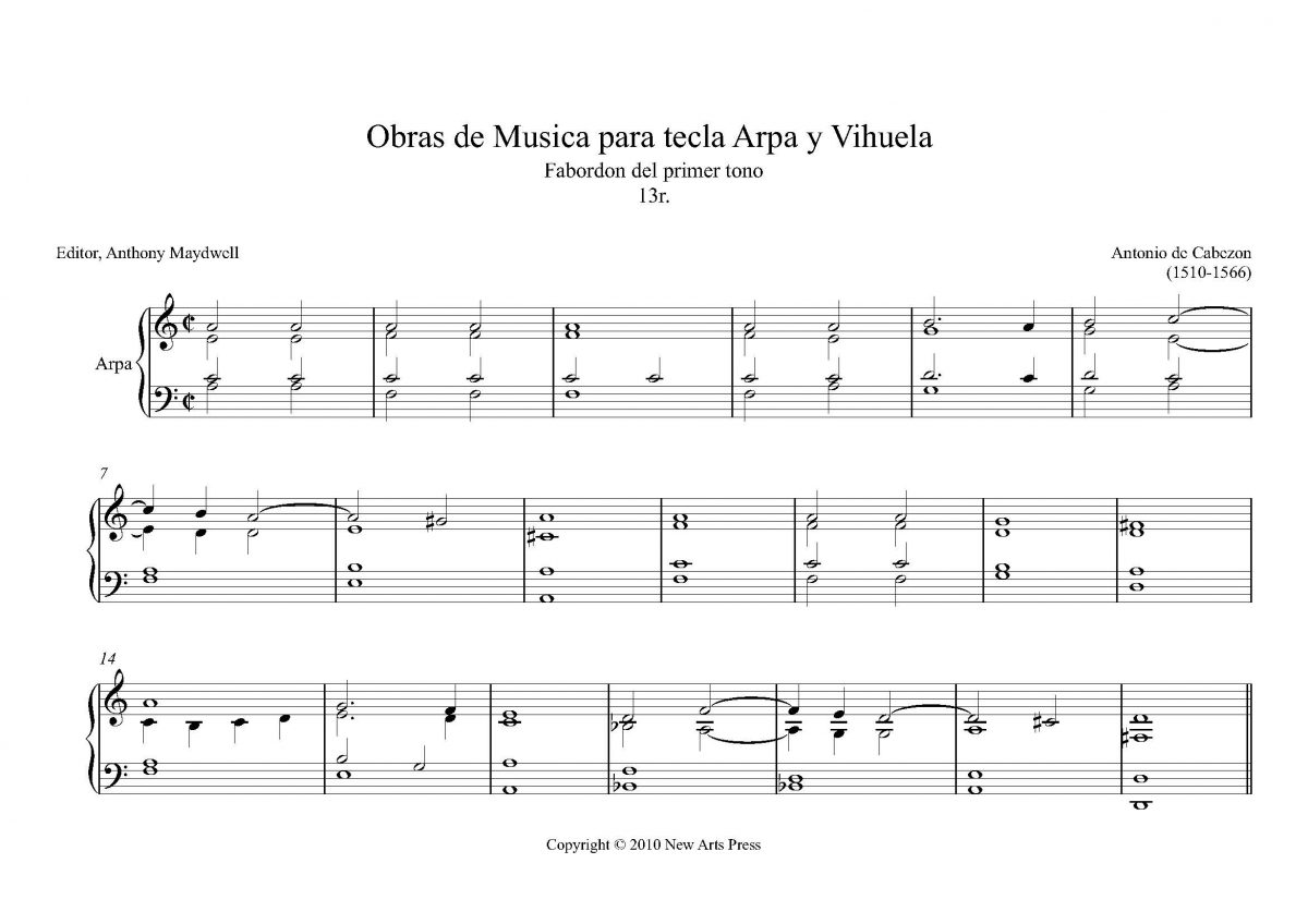 Fabordon del primer tono