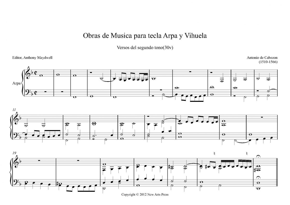 Versos del Segundo tono