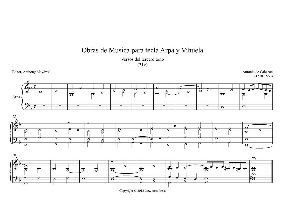 Versos del Tercero tono