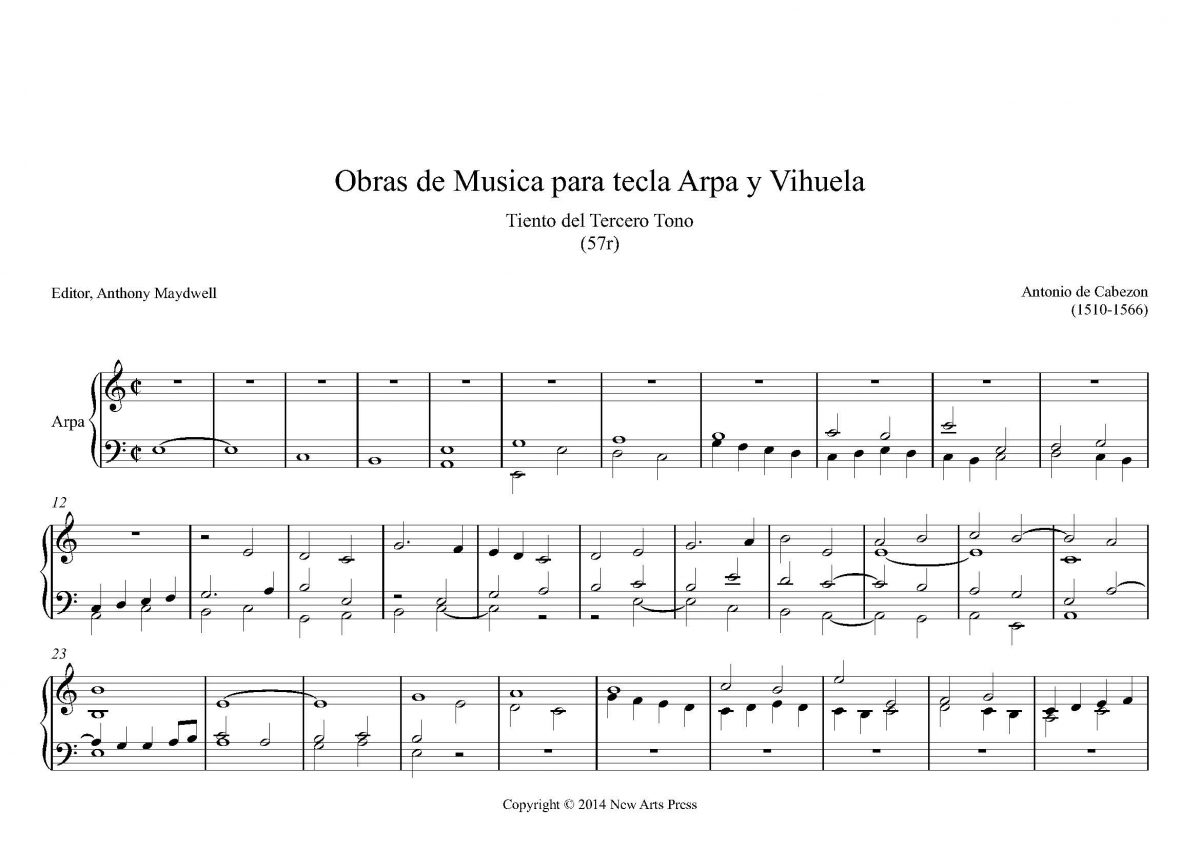 Tiento del Tercero Tono