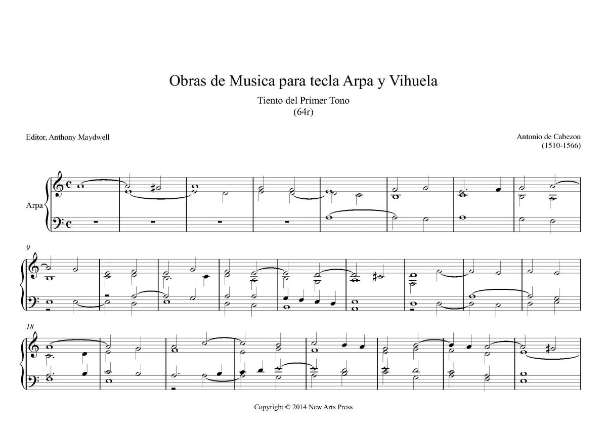 Tiento del Primer Tono