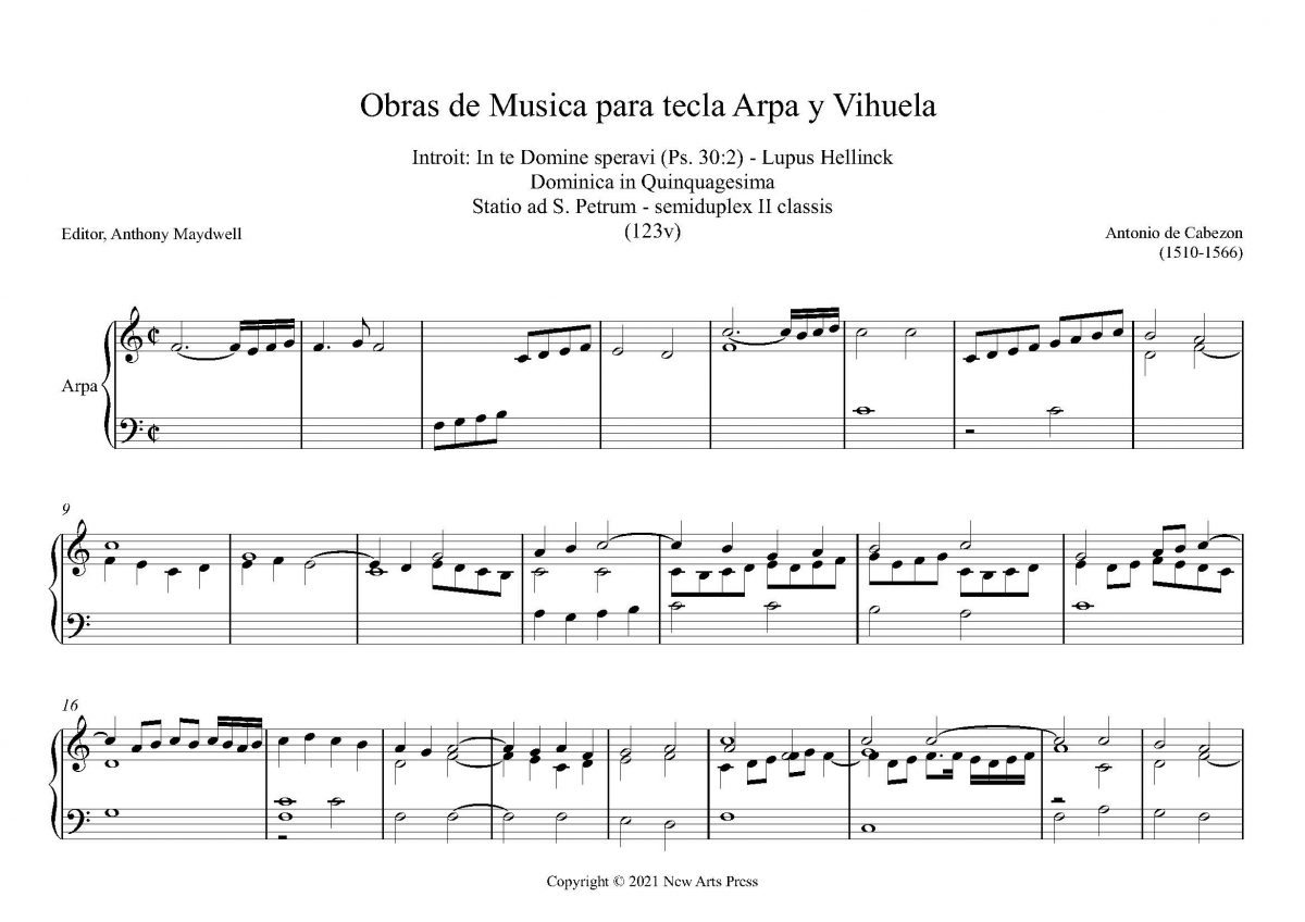 In te Domine speravi