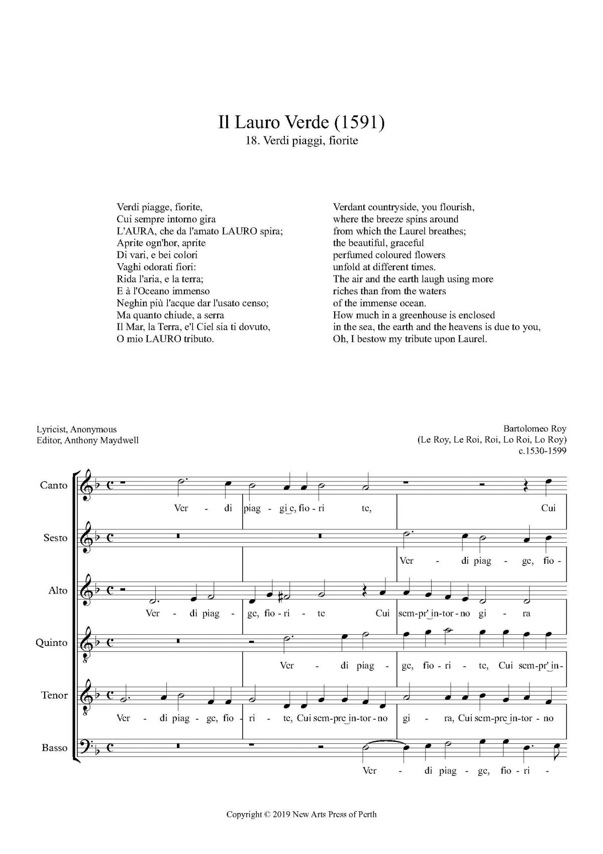 Verdi piaggi, fiorite