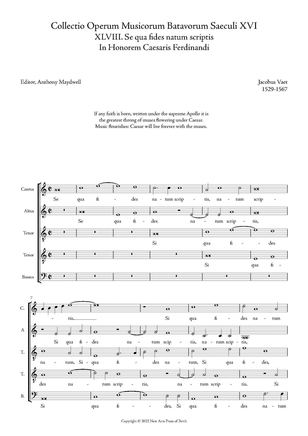 Se qua fides natum scriptis