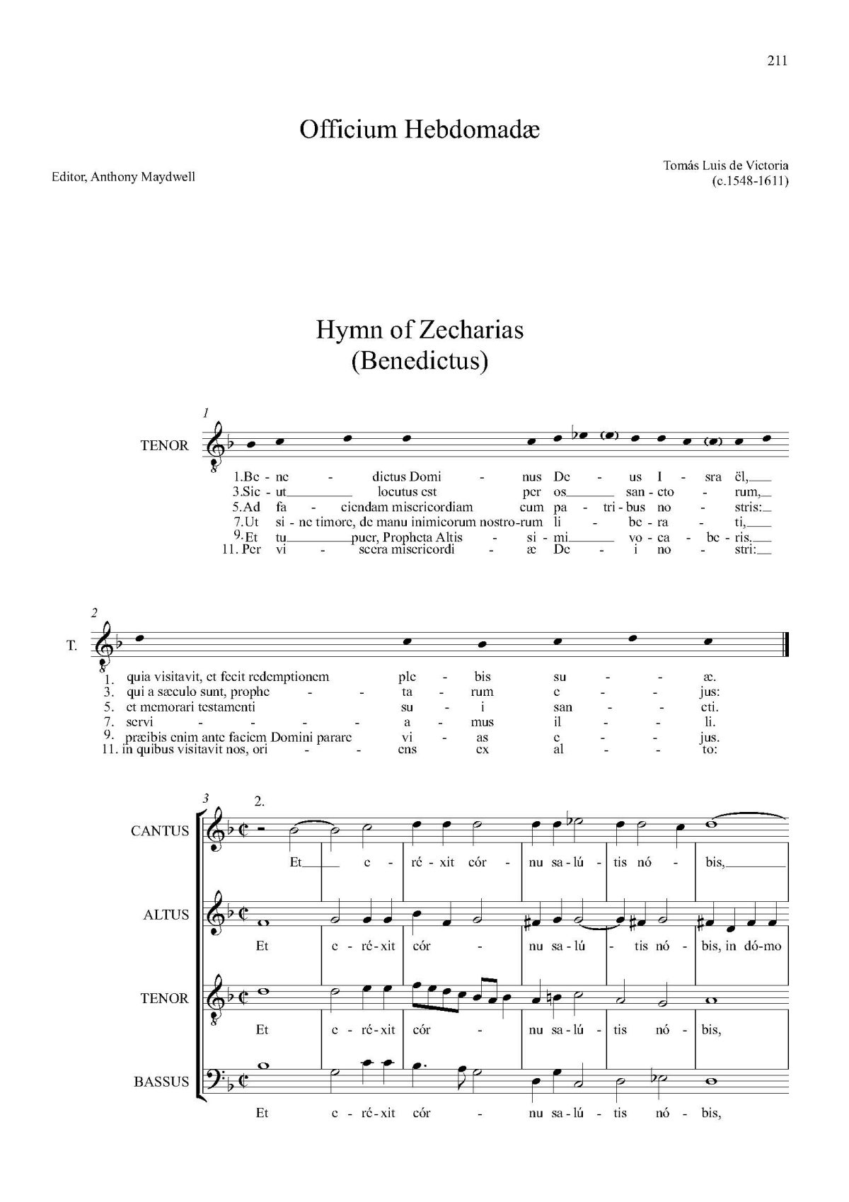 Canticum Zachariae