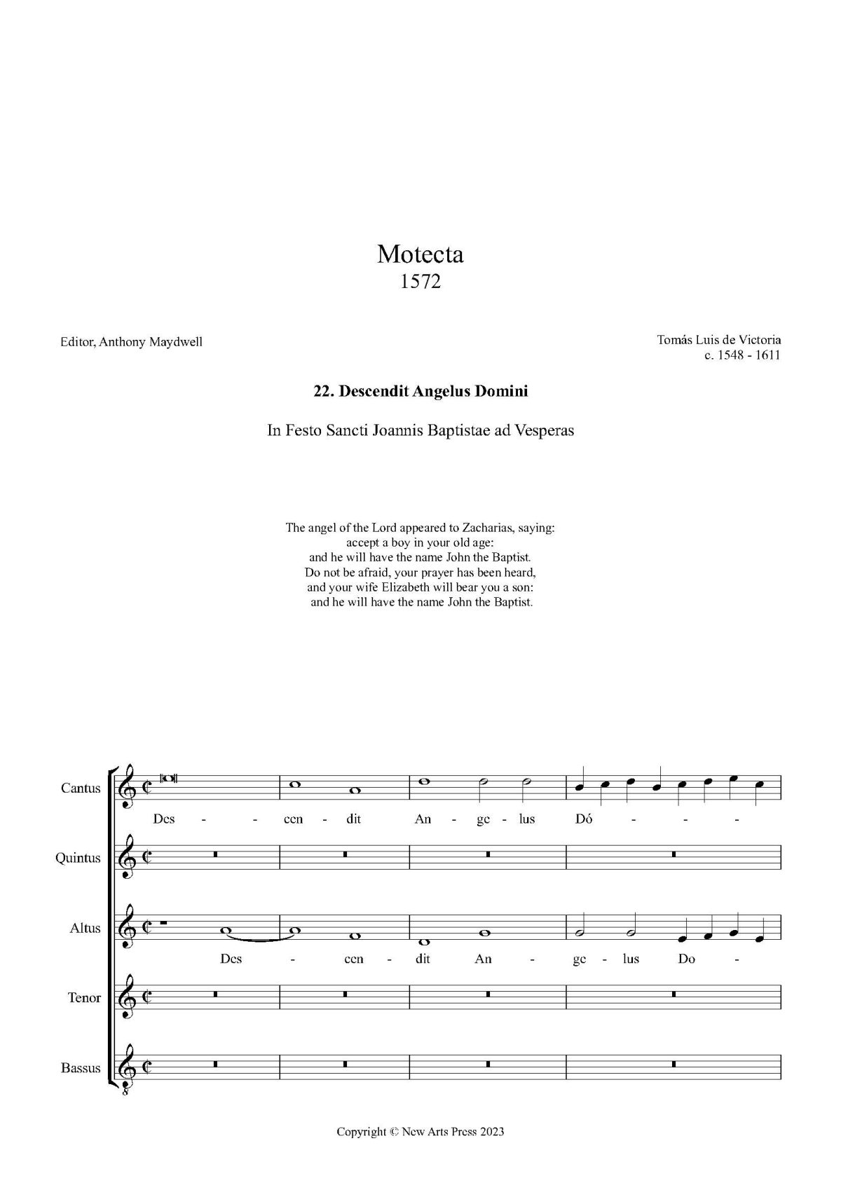 Descendit Angelus Domini