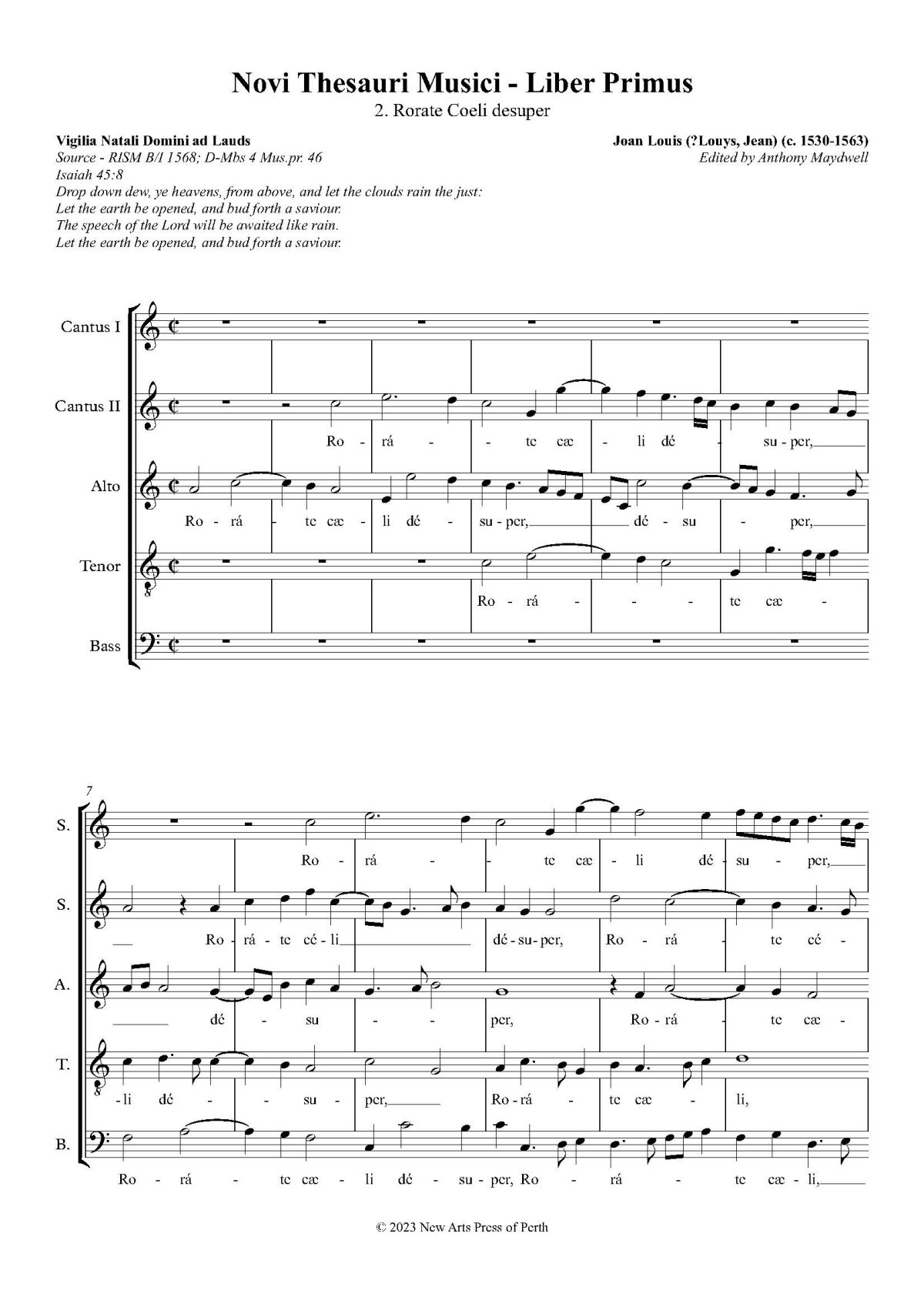 Rorate Caeli desuper