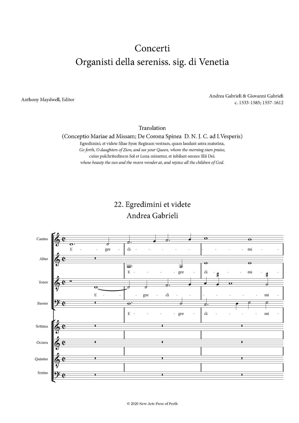 Egredimini et videte
