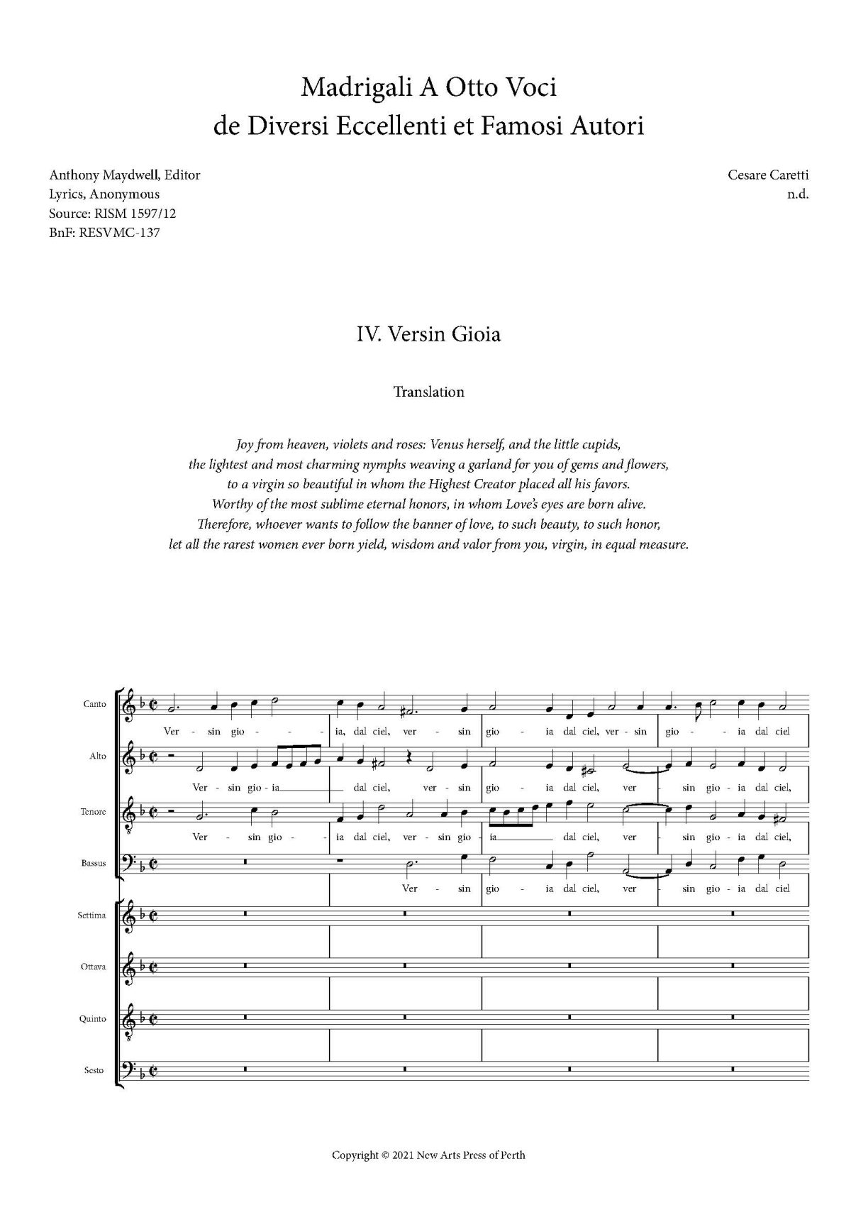 Versin Gioia