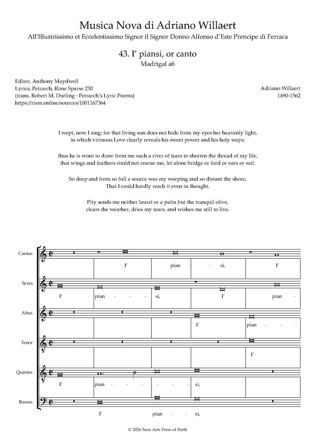 I’ piansi, or canto